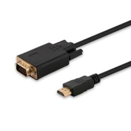 Adapter SAVIO CL-103 (HDMI M - D-Sub (VGA) M; 1 8m; kolor czarny)