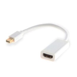 Adapter SAVIO cl-57 (Mini DisplayPort M - HDMI F; 0 10m; kolor biały)