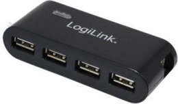 LogiLink 4-portowy czarny