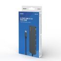 SAVIO AK-54 HUB USB-C - 4 X USB-A SZARY