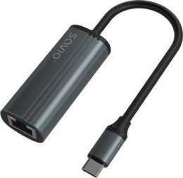 SAVIO AK-56 Adapter USB-C 3.1 GEN 1 do RJ-45 Gigabit Ethernet