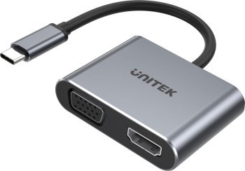 UNITEK ADAPTER USB-C - HDMI 2.0 VGA FHD V1126A