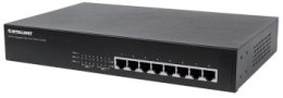 INTELLINET GIGABIT SWITCH 8X 10/100/1000 RJ45 POE+ 140W 19 RACK 560641