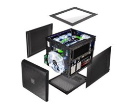 Obudowa Thermaltake Core V21 CA-1D5-00S1WN-00 (Micro ATX Mini ITX; kolor czarny)