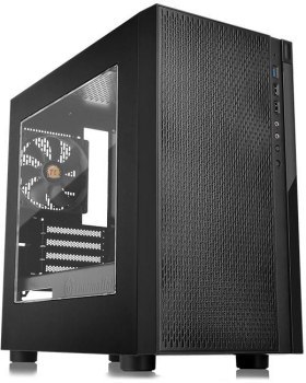 Obudowa Thermaltake Versa H18 Window CA-1J4-00S1WN-00 (Mini ITX; kolor czarny)