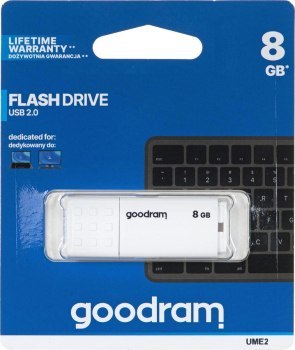 Pendrive GoodRam UME2 UME2-0080W0R11 (8GB; USB 2.0; kolor biały)