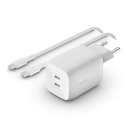 Belkin 65W Dual USB-C GaN W/PVC 5A, C-C, 2.0m