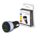 Ładowarka samochodowa do smartfona SAVIO Quick Charge 3.0 SA-06/B (2400 mA 3000 mA; USB)