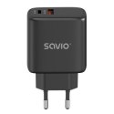 SAVIO ŁADOWARKA SIECIOWA 30W QUICK CHARGE POWER DELIVERY 3.0 LA-06/B