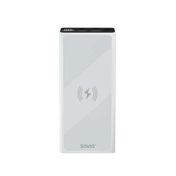 SAVIO POWERBANK 10000MAH/ŁADOWANIE INDUKCJA BA-06