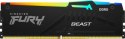 Pamięć RAM Kingston Fury Beast Black RGB 64GB (2x32GB) DDR5 6000MHz