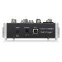 Behringer 502S - 5-kanałowy kompaktowy mikser analogowy z interfejsem USB zaprojektowany specjalnie do obsługi podcastów streamo