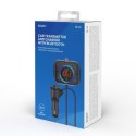 SAVIO TR-14 TRANSMITER SAMOCHODOWY FM Z BLUETOOTH I ŁADOWARKĄ QUICK CHARGE 3.0 I POWER DELIVERY RED. SZUMÓW