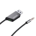 SAVIO TRANSMITER AUX USB BLUETOOTH 5.3 FUNKCJA ZESTAWU GŁOŚNOMÓWIĄCEGO TR-16