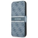 GUESS GUBKP13L4GDBL IPHONE 13 PRO / 13 6,1" NIEBIESKI/BLUE BOOK 4G STRIPE