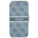 GUESS GUBKP13L4GDBL IPHONE 13 PRO / 13 6,1" NIEBIESKI/BLUE BOOK 4G STRIPE