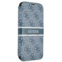 GUESS GUBKP13L4GDBL IPHONE 13 PRO / 13 6,1" NIEBIESKI/BLUE BOOK 4G STRIPE