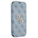 GUESS GUBKP13L4GMGBL IPHONE 13 PRO / 13 6,1" NIEBIESKI/BLUE BOOK 4G BIG METAL LOGO