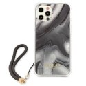 GUESS GUHCP12LKSMAGR IPHONE 12 PRO MAX 6,7" SZARY/GREY HARDCASE MARBLE COLLECTION