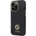 GUESS GUHCP13XM4DGPK IPHONE 13 PRO MAX 6.7" CZARNY/BLACK HARDCASE SILICONE LOGO STRASS 4G