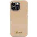 GUESS GUHCP15LPGMCSD IPHONE 15 PRO 6.1" ZŁOTY/LIGHT GOLD HARDCASE GLITTER GLOSSY SCRIPT