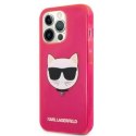 KARL LAGERFELD KLHCP13LCHTRP IPHONE 13 PRO / 13 6,1" RÓŻOWY/PINK HARDCASE GLITTER CHOUPETTE FLUO