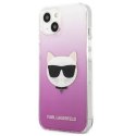 KARL LAGERFELD KLHCP13SCTRP IPHONE 13 MINI 5,4" HARDCASE RÓŻOWY/PINK CHOUPETTE HEAD