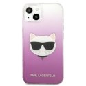 KARL LAGERFELD KLHCP13SCTRP IPHONE 13 MINI 5,4" HARDCASE RÓŻOWY/PINK CHOUPETTE HEAD