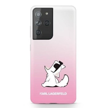 KARL LAGERFELD KLHCS21LCFNRCPI S21 ULTRA G998 HARDCASE RÓŻOWY/PINK CHOUPETTE FUN