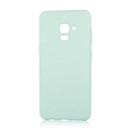 ETUI SILICONE CASE IPHONE XS MAX MIĘTOWY WYCIĘCIE NA LOGO WYPRZEDAŻ