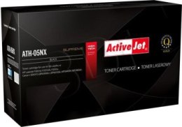 Toner Activejet ATH-05NX (zamiennik HP 05X CE505X Canon CRG-719H; Supreme; 6500 stron; czarny)