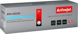 Toner Activejet ATH-201CN (zamiennik HP 201A CF401A; Supreme; 1400 stron; niebieski)