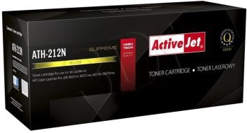 Toner Activejet ATH-212N (zamiennik HP 131A CF212A Canon CRG-731Y; Supreme; 1800 stron; żółty)