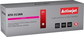 Toner Activejet ATH-313AN (zamiennik Canon HP 126A CRG-729M CE313A; Premium; 1000 stron; czerwony)