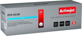 Toner Activejet ATH-411N (zamiennik HP 305A CE411A; Supreme; 2600 stron; niebieski)