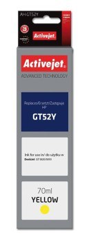 Tusz Activejet AH-GT52Y (zamiennik HP GT52Y M0H56AE; Supreme; 70 ml; żółty)