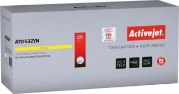 Toner Activejet ATO-532YN (zamiennik OKI 46490401; Supreme; 1500 stron; żółty)