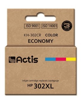 Tusz ACTIS KH-302CR (zamiennik HP 302XL F6U67AE; Premium; 21 ml; kolor)