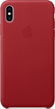 Apple iPhone XS Max Leather Case (PRODUCT) RED (MRWQ2ZM/A)