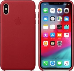 Apple iPhone XS Max Leather Case (PRODUCT) RED (MRWQ2ZM/A)