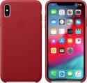 Apple iPhone XS Max Leather Case (PRODUCT) RED (MRWQ2ZM/A)