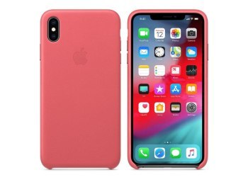 Apple iPhone XS Max Leather Case zgaszony róż (MTEX2ZM/A)