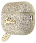 Guess 4G Glitter Flake - Etui AirPods Pro 2 (złoty)