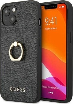 Guess 4G Ring Case do iPhone 13 mini (szary)