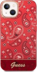 Guess Bandana Paisley do iPhone 14 Plus (czerwony)