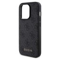 Guess Bundle Pack MagSafe 4G Metal Gold Logo - Zestaw etui + Power Bank 5000mAh MagSafe iPhone 13 Pro (czarny)