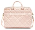 Guess Quilted 4G Computer Bag 15'' - 16'' (różowy)