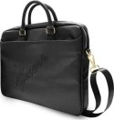 Guess Saffiano Script 15" czarny