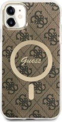 Guess 4G MagSafe - Etui iPhone 11 (Brązowy)