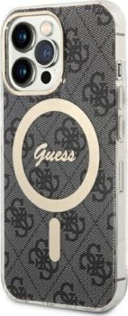 Guess 4G MagSafe - Etui iPhone 13 Pro (Czarny)